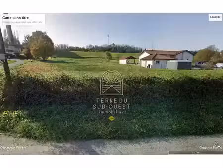 vente terrain 1150 m² à bellocq (64270)  44 000 €