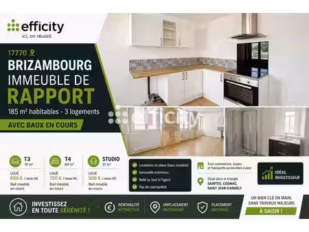 immeuble 8 pièces - 185 m²