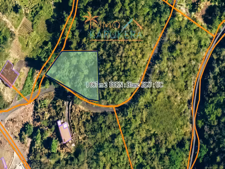 achat terrain 1 087m² vieux habitants 97119