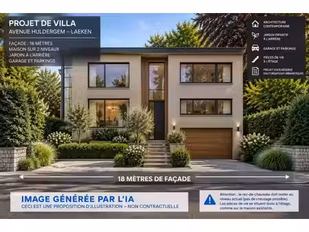 terrain à bâtir à vendre de 515 m² à laeken (vbe66518)