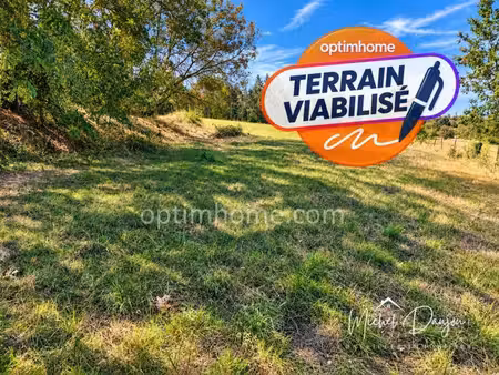 odars – terrain viabilisé de 1 870 m² avec vue imprenable sur le lauragais