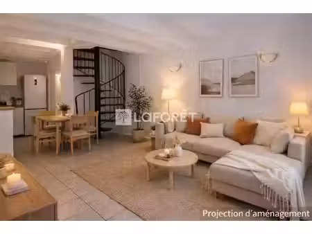 maison villemur sur tarn 3 pièce(s) 55.78 m2