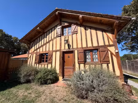 authentique maison landaise totalement rénovée pleine de charme avec mini piscine à bascon