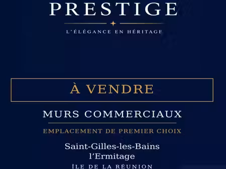 murs commerciaux - st gilles les bains - l'ermitage