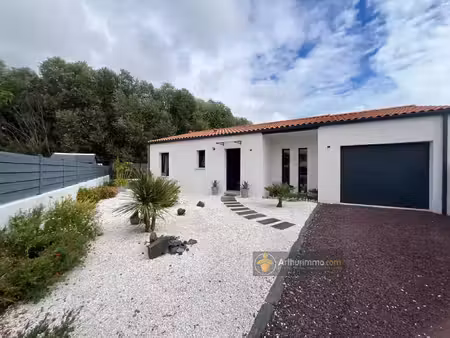 maison de plain-pied avec jardin et garage à saint-jean-de-monts