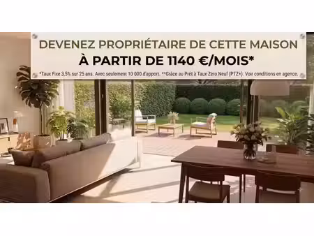 vente maison neuve 4 pièces 84 m² à toulouse (31000)  291 000 €
