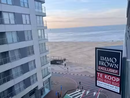 appartement à vendre au zoute vue mer latérale | 3 ch