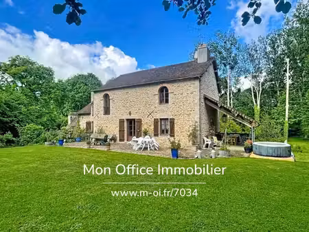 référence : 7038-les - moulin en pierre de charme à vendre à cuissai