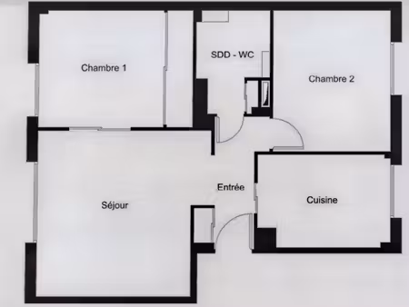 location meublée appartement 3 pièces 50 m² à versailles (78000)  1 290 €