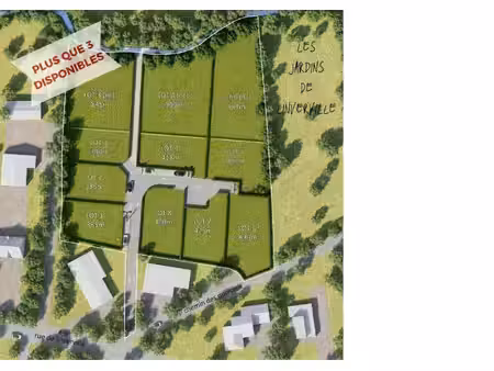 terrain constructible viabilisé à vendre
