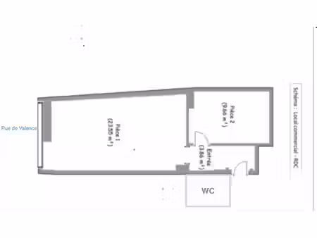 vente commerce 38 m² paris 5 (75005)
