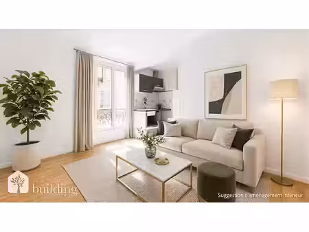 vente appartement 2 pièces 26.83 m² à paris 18ème (75018)  285 000 €
