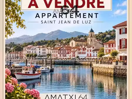 vente appartement 5 pièces 76 m² à saint-jean-de-luz (64500)  450 000 €