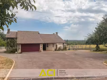 sance - villa d'architecte avec cave voutee et grand jardin