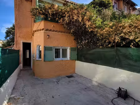 nice nord - cessole - maison de ville 3 pièces 60m² avec terrasse