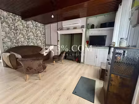 secteur rue : maison de pecheur 56m2 sur terrain 91m2 - 2ch - 1 courette