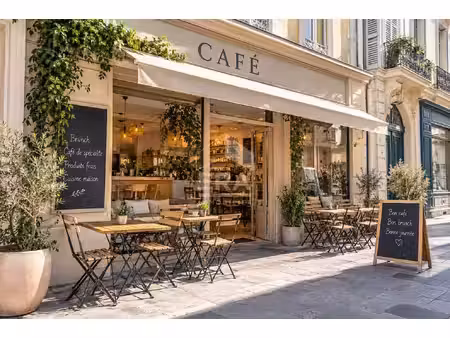 nice - musiciens / gambetta : fonds de commerce - café - brunch - petite restauration