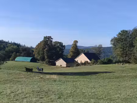 ancienne ferme isolée en pleine nature