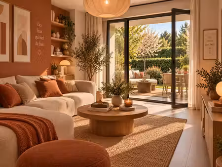 t2 avec jardin privatif et terrasse au coeur de pont-lévèque à 15 minutes de deauville