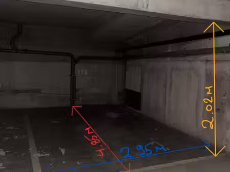 vente parking 14 m²
