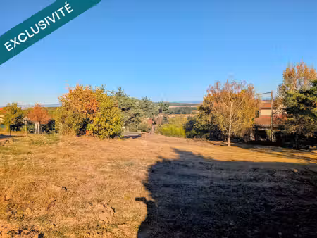 terrain constructible 900 m² arboré avec vue – proche montbrison