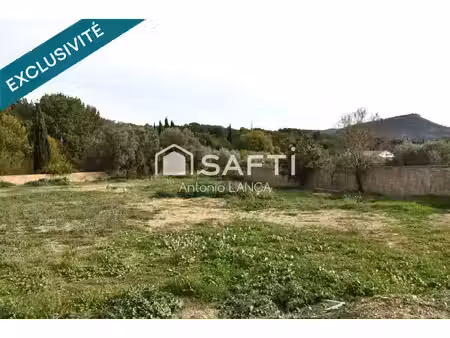 terrain à bâtir de 1200m2 au calme