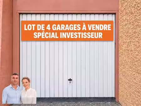 lot de 4 garages à aoste  idéal investisseur