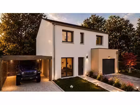 terrain avec maison neuve à vendre
