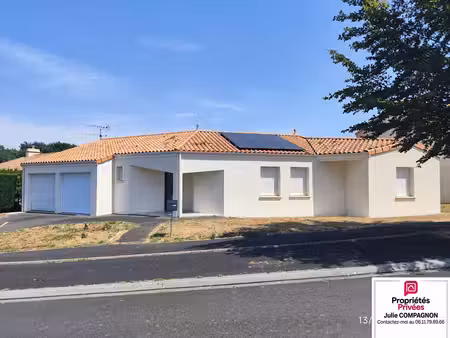 maison de plain-pied 120 m² - 5 chambres - garage et terrain