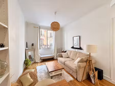 vente appartement 2 pièces  38.62m²  paris 18