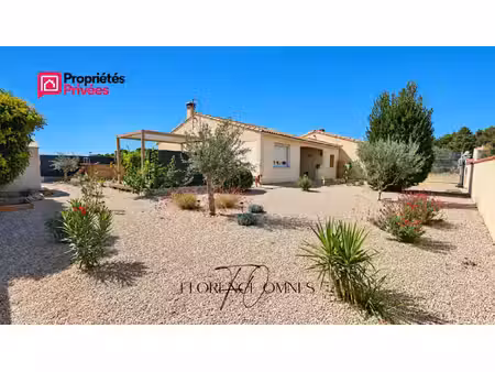 exclusivite à laure-minervois - maison plain pied 81m2  2 chambres  jardin  piscine