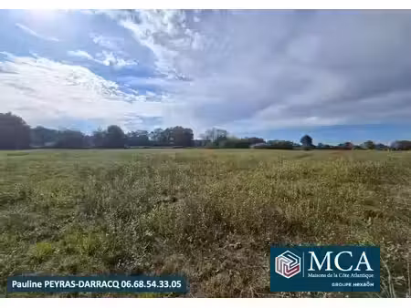 vente terrain 1000 m² à arthez-de-béarn (64370)  34 500 €