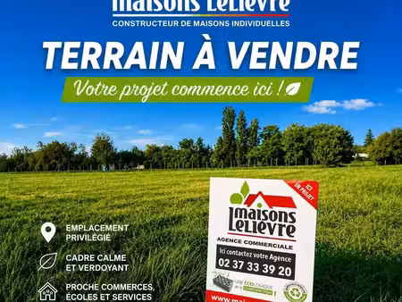 terrain à bâtir de 705 m² à cierrey (27)