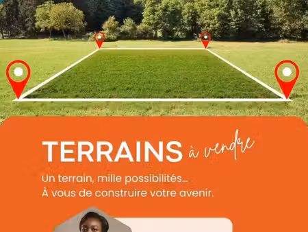 vente terrain 900 m² coutras (33230)