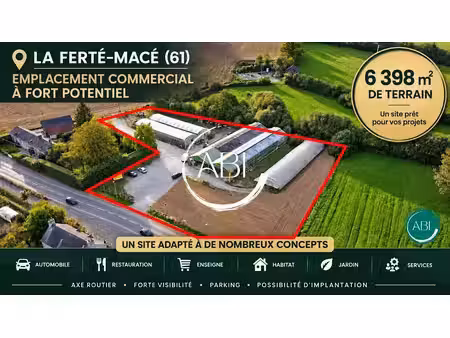 vente locaux professionnels 0 pièces 1200 m² à la ferté-macé (61600)  159 000 €