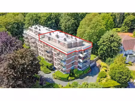 penthouse avec magnifique vue verdoyante à wezembeek-oppem