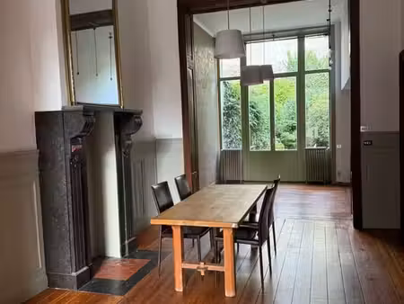appartement semi-meublé - 1 ch. - sdb - bureau - jardin
