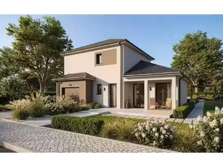 terrain avec maison neuve à vendre