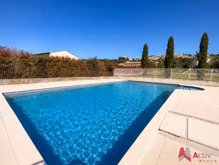 le paradou – t3 meublé de 55 66 m² avec terrasse et piscine