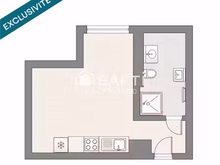 studio rénové avec parking – saint-gelais  aux portes de niort
