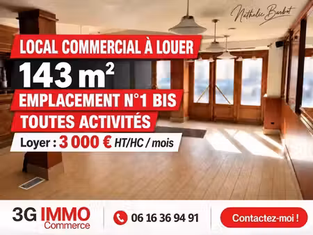 location locaux professionnels 143 m² à reims (51100)  3 024 €