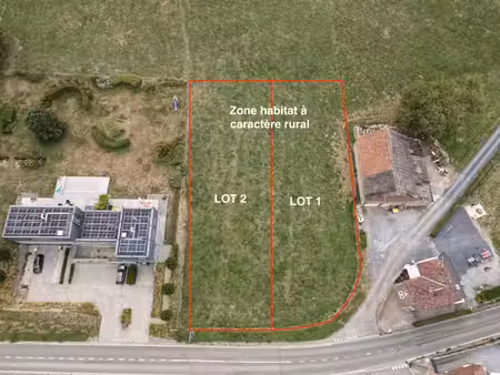 2 terrains à bâtir (2100m²) dans un cadre champêtre - givry