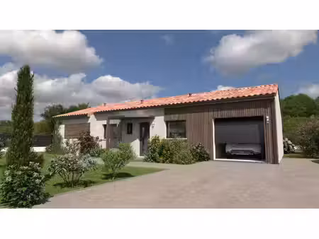 terrain avec maison neuve à vendre
