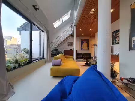 duplex loft 2 chambres à louer avec terrasse plein sud