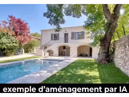 maison à saint-cannat — écrin de verdure plein centre au calme avec fort potentiel ( trava