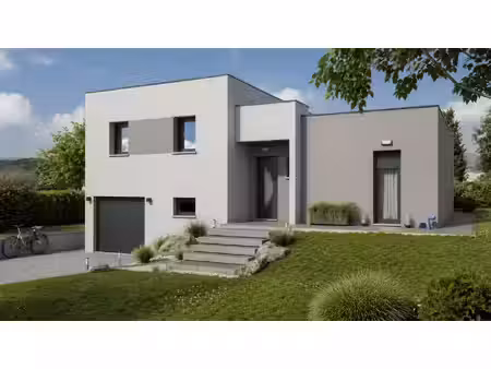 terrain avec maison neuve à vendre