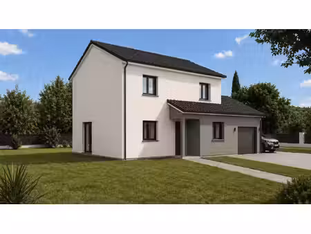 terrain avec maison neuve à vendre