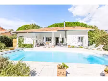 capbreton  belle villa piscine quartier des ecrivains