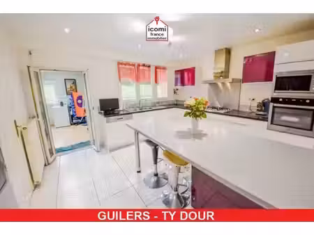 finistere - guilers (29820) - a vendre - maison individuelle t8 135m² - 6 chambres - doubl