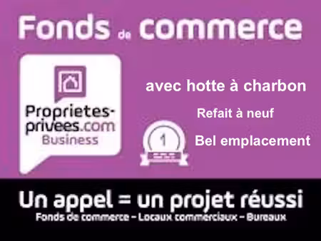 75011 paris : restaurant rapide 35 m² + terrasse - petit loyer - quartier branché oberkamp